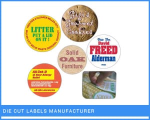 Die Cut Labels Manufacture