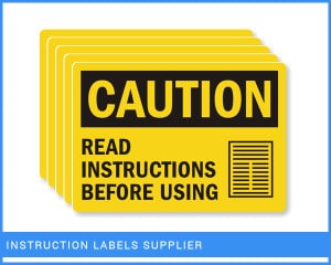 Instruction Labels supplier